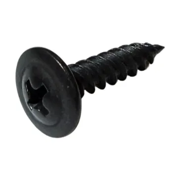SHEET METAL SCREW RND WASHER #8 X 1-1/4", BLACK, PHILLIPS